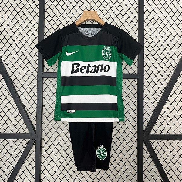 Camiseta Sporting De Lisboa Primera equipo Niño 2024-25